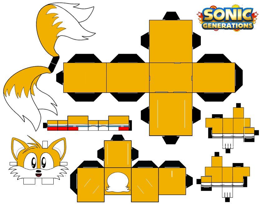 sonic the hedgehog cut out